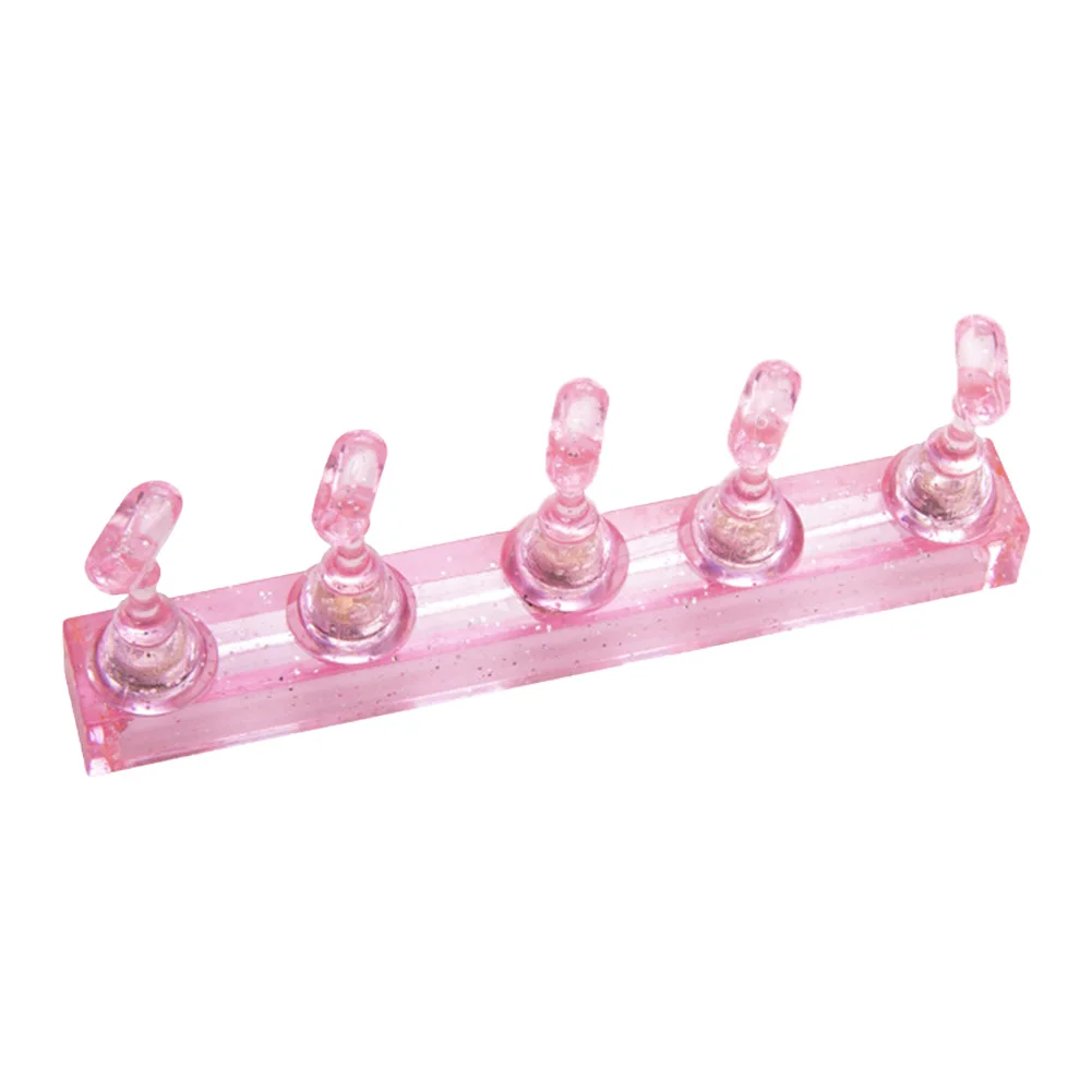 

2 Set Nail Holder Magnetic Nail Stand Nail Display Stand Acrylic Nail Practice Stand for Painting Nails Practices