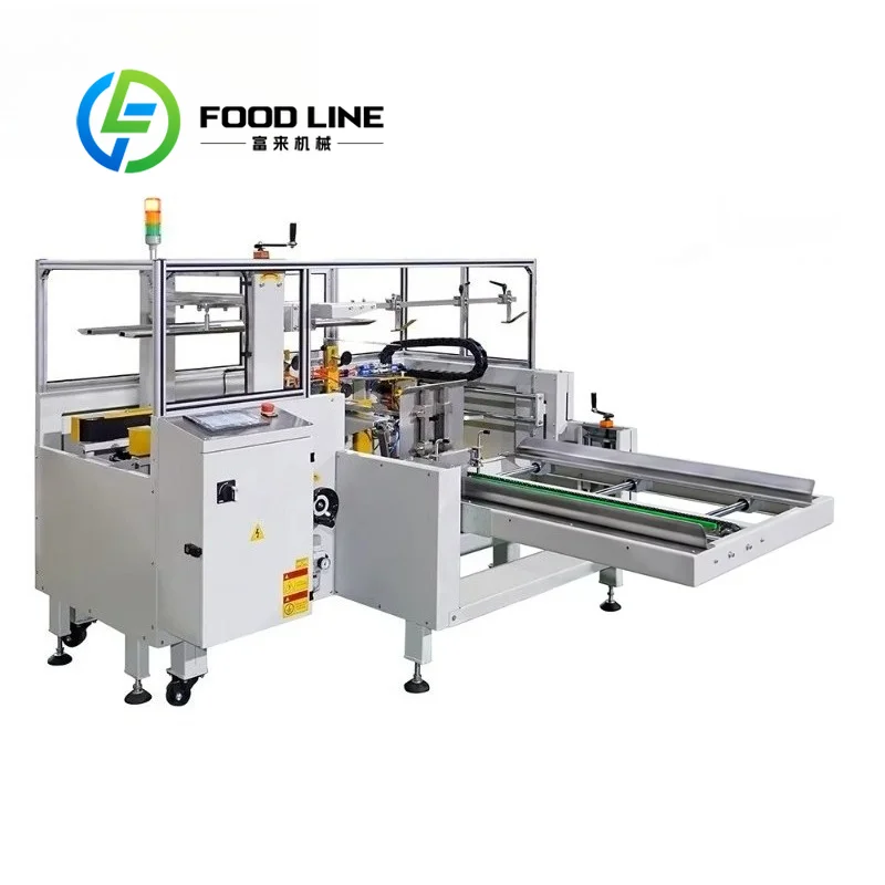Carton Case Erector Machine Saving Motor Configuration Low Power Consumption Reduce Operating Cost For Enterprise Long Term
