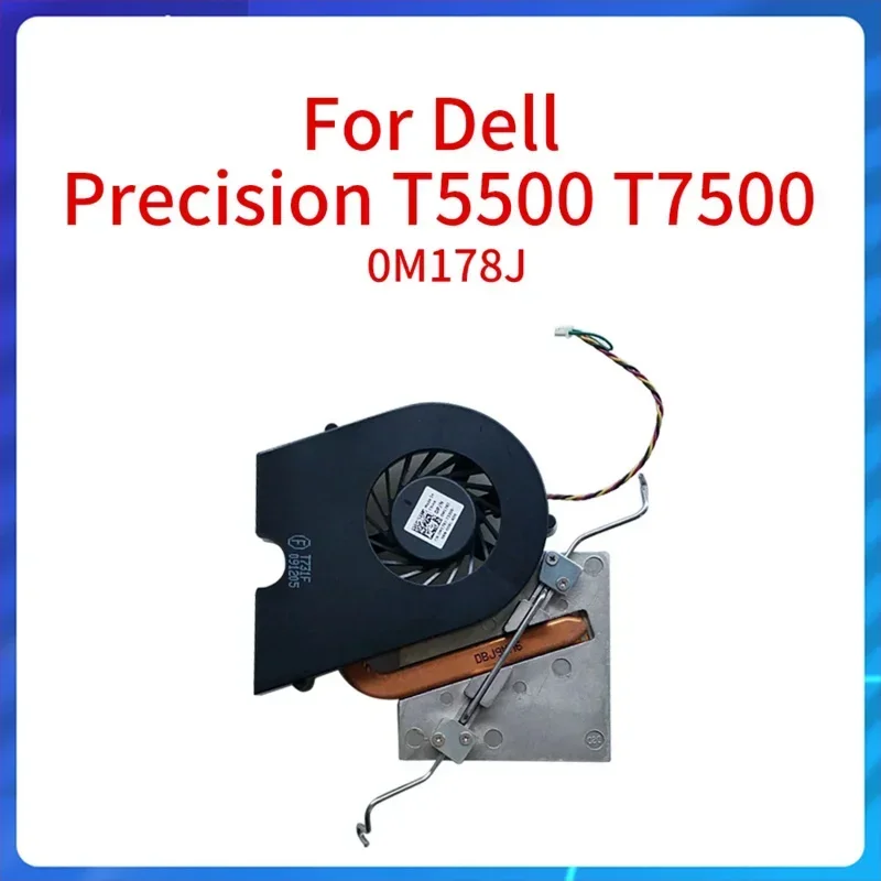 Original CPU Cooler Fans for Dell Precision T5500 T7500 0M178J M178J Chip Radiator Fan Heatsink Fan PVB050C05M-F00 Cooling Fan