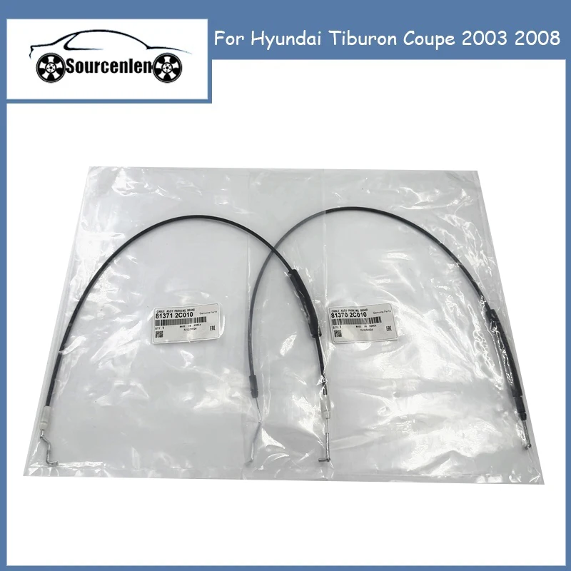 Image of Brandneuer Original-Türgriff-Kabelsatz 81370-2C010 81371-2C010 für Hyundai Tiburon Coupe 2003–2008