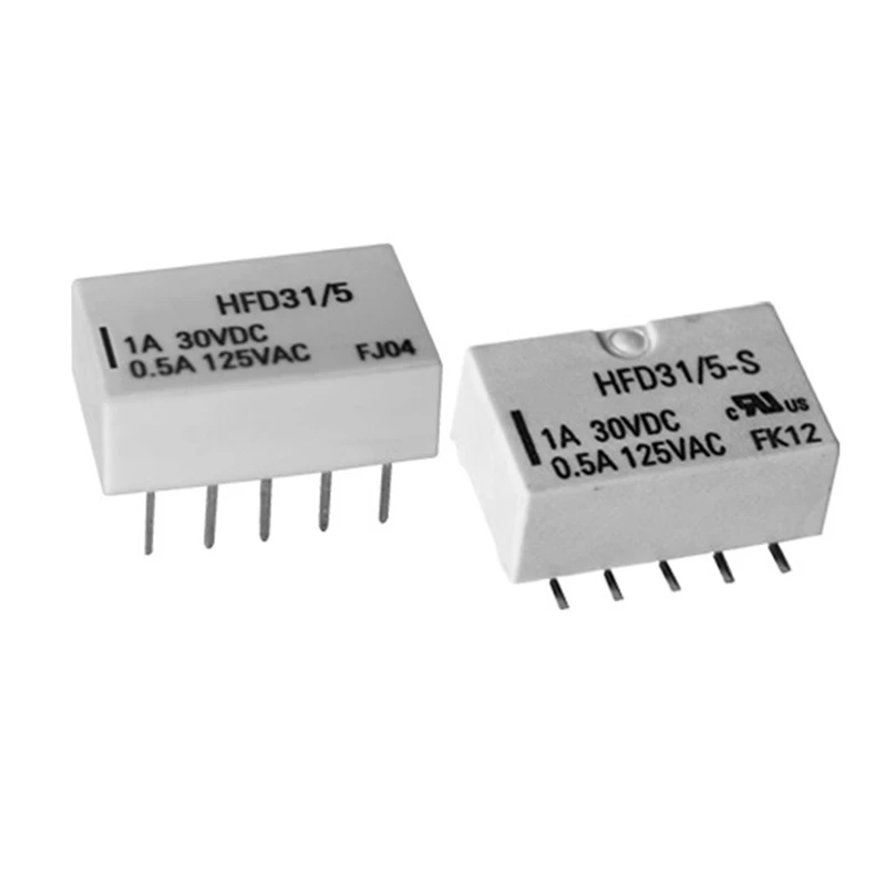 HFD31 SUBMINIATURE SIGNAL RELAY High contact capacity 1A 30VDC  5Pcs/Lot