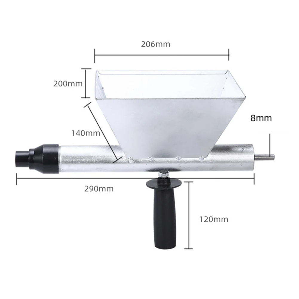 

Automatic Mortar Grout Tool Without Electric Drill Pointing Grouting Applicator with 4 Nozzles Carbon Steel For Brick Stone