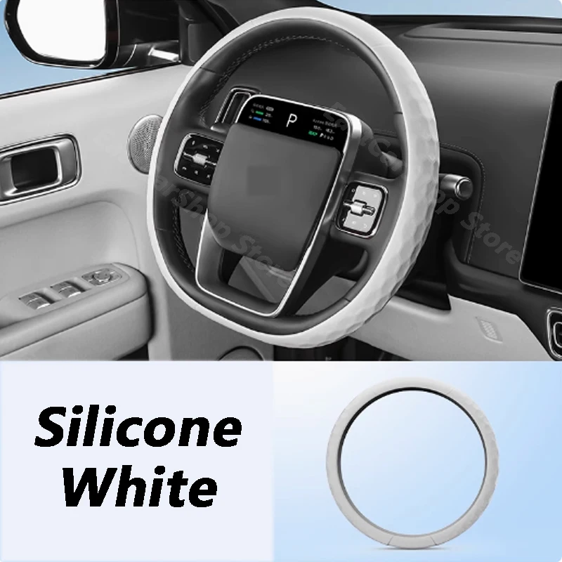 For LEADING IDEAL LiXiang L6 L7 L8 L9 Car Silicone Steering Wheel Cover Non-slip Grip Cover Interior Decoration Accessories