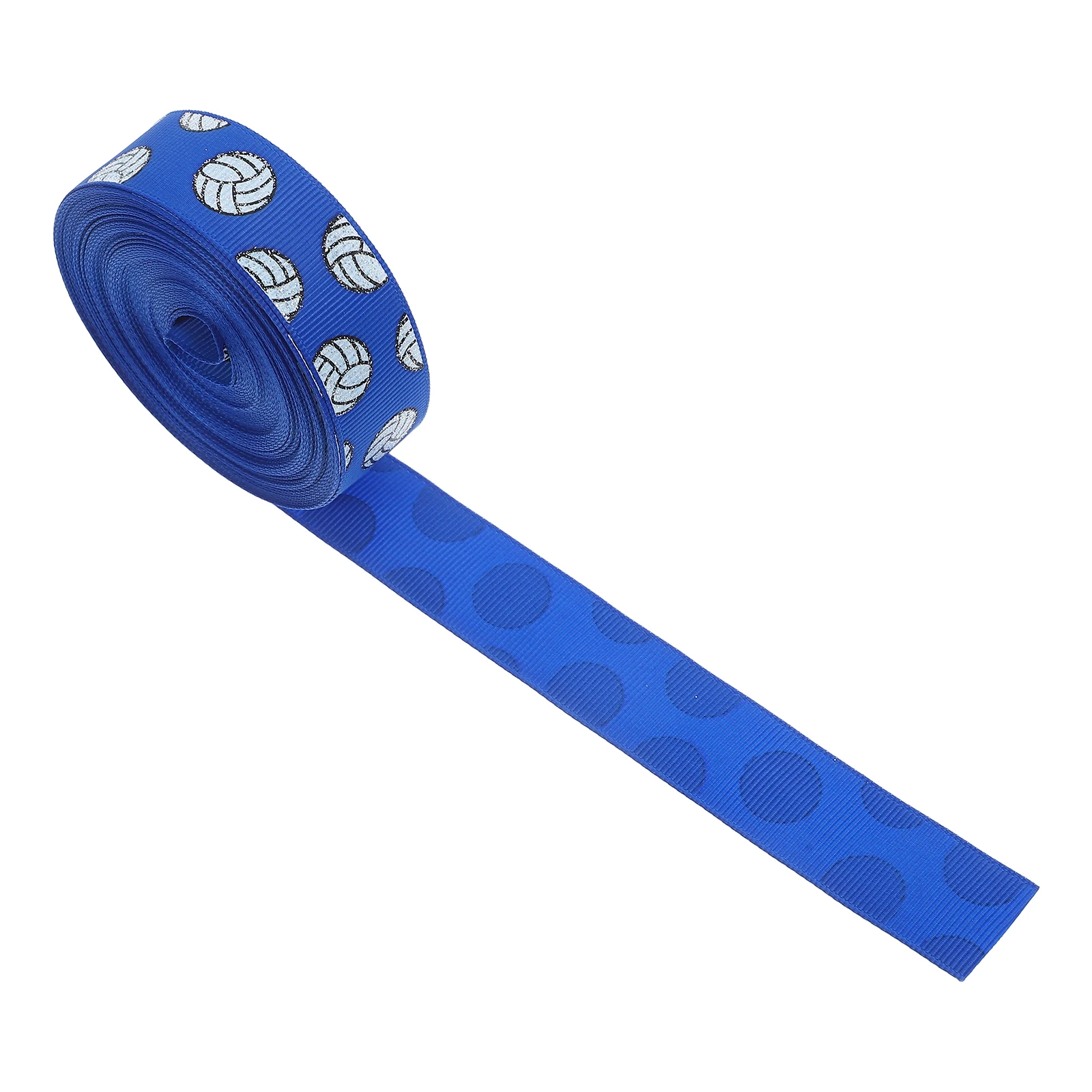 

10 Yards Sports Glitter Polyester Volleyball Locker Decorations Durable Hair Locker Decorations Ball Volleyball Ribbon Ribbons