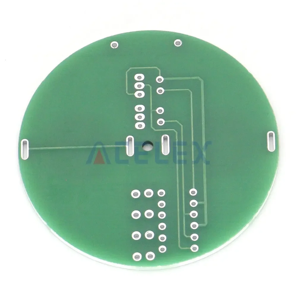 Diy Electronic Kit LED Gyro DIY Welding Kit Rotating Lantern Inline Components Diy Electronic Sodering Project(without Battery)