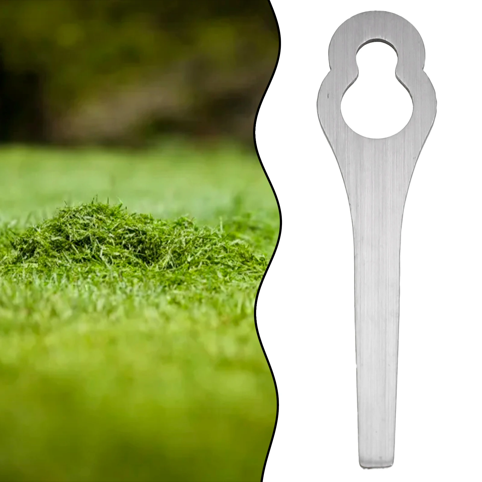 

Lawn Mower Blade Blade High Quality Power Equipment Replace Components Replacement Tool 3.35x0.79in/3.23x0.79in