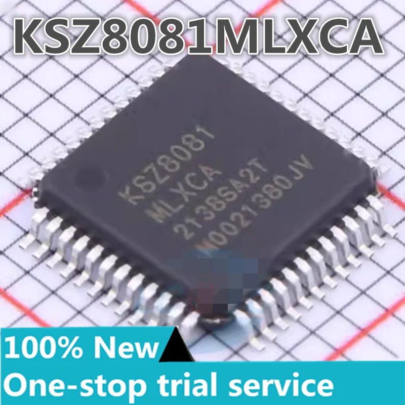 2-50pcs %new stock KSZ8081MLXCA  LQFP48  Ethernet transceiver chip PHY transceiver