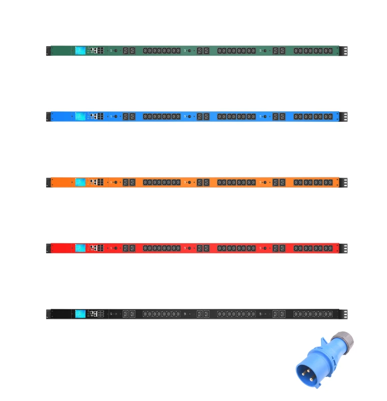 Three Phase Smart Pdu Ip Monitoring Power Distribution Unit PDU 24 C13 6 C19 for Data Center Network Cabinet