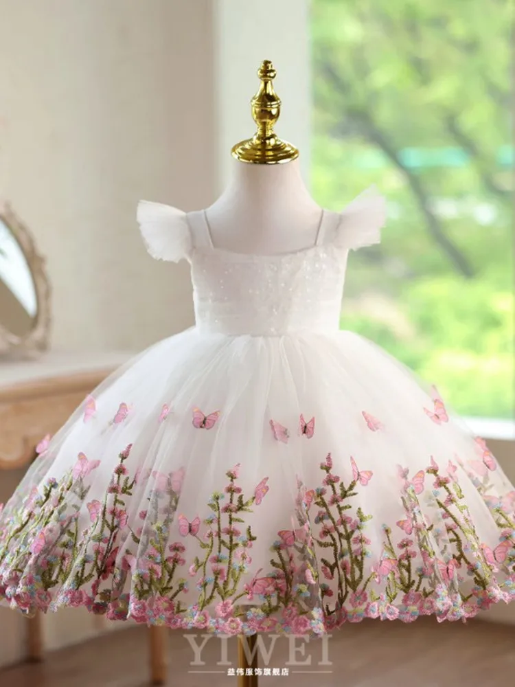 Hochwertige Kinder-Hochzeitskleidung, Klavier-Auftrittskleidung, Geburtstags-Partykleider für Mädchen A5044, Großhandel Mädchen-Abendkleider – Detail 4
