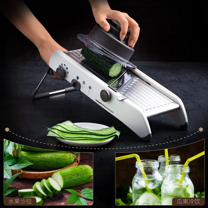 Multifunctional Manual Vegetable Slicer Shop Portable Household Grater Vegetable Slicer Kitchen Plastic Kraalmachine MH40QCJ