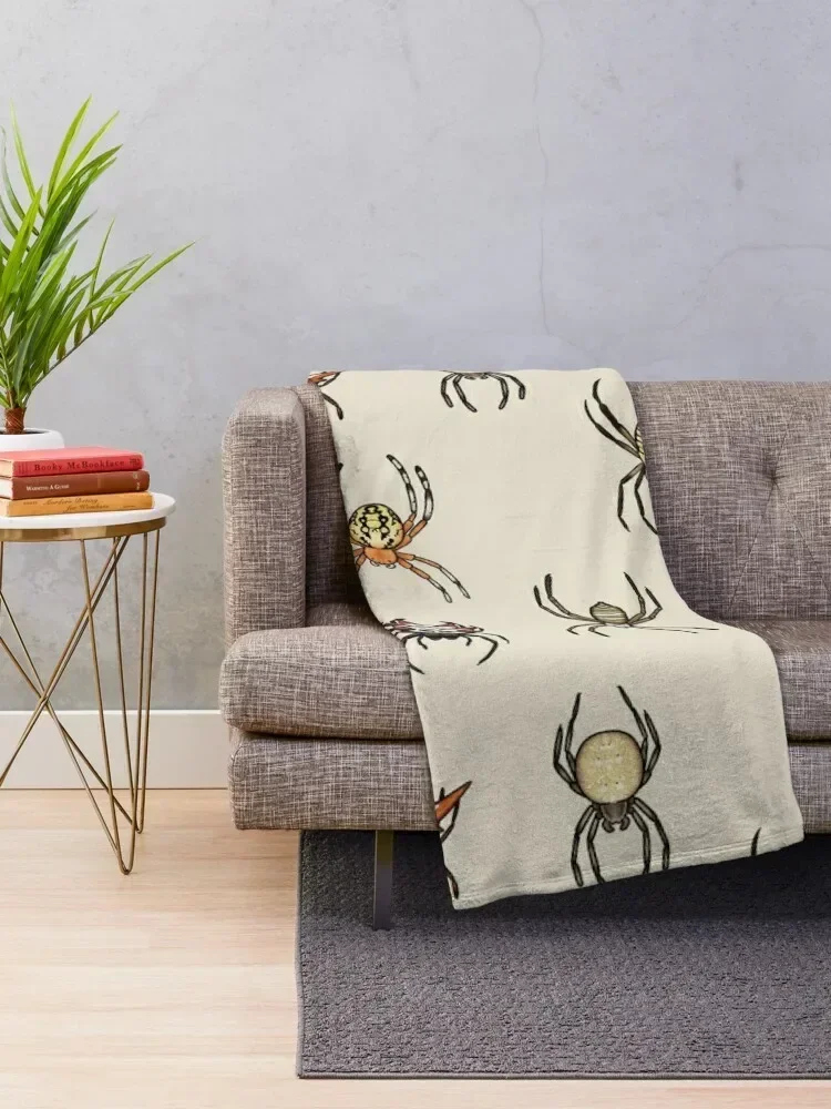 Orb Weavers Throw Blanket Blankets Sofas Of Decoration Flannels Soft Big Blankets