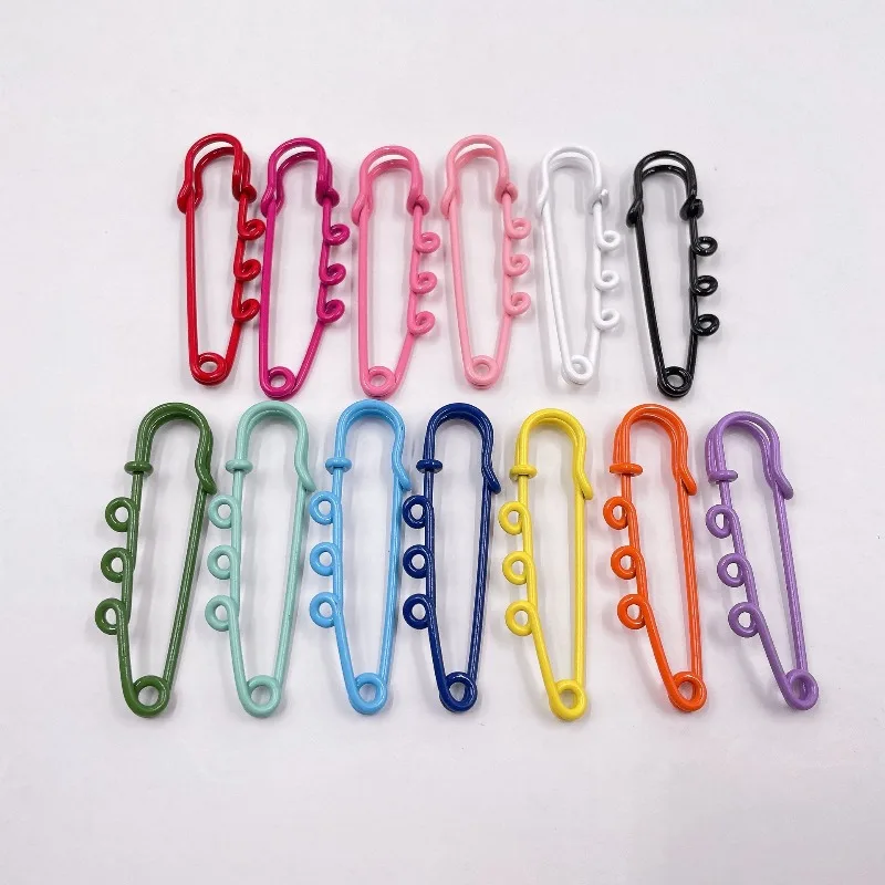 Colorful Environmentally Friendly Iron Buckle Needle Safety Pin Buckle Needle Clothing Pendant DIY Jewelry Accessories
