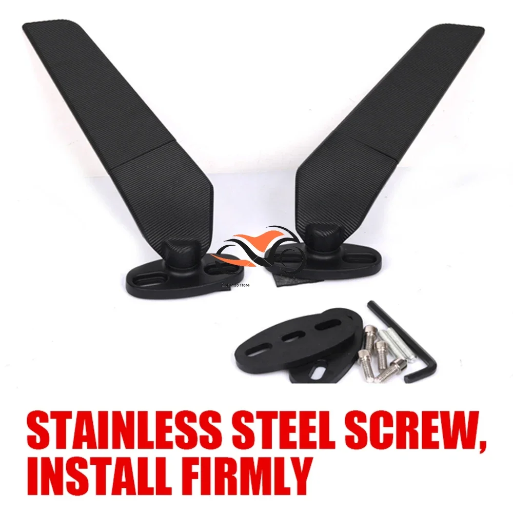 Mirrors Wind Wing Adjustable Rotating Side Rearview Mirror Motorcycle Accessories For YAMAHA YZF R1 R6 R25 R3 R125 R15 FZ6R R6s