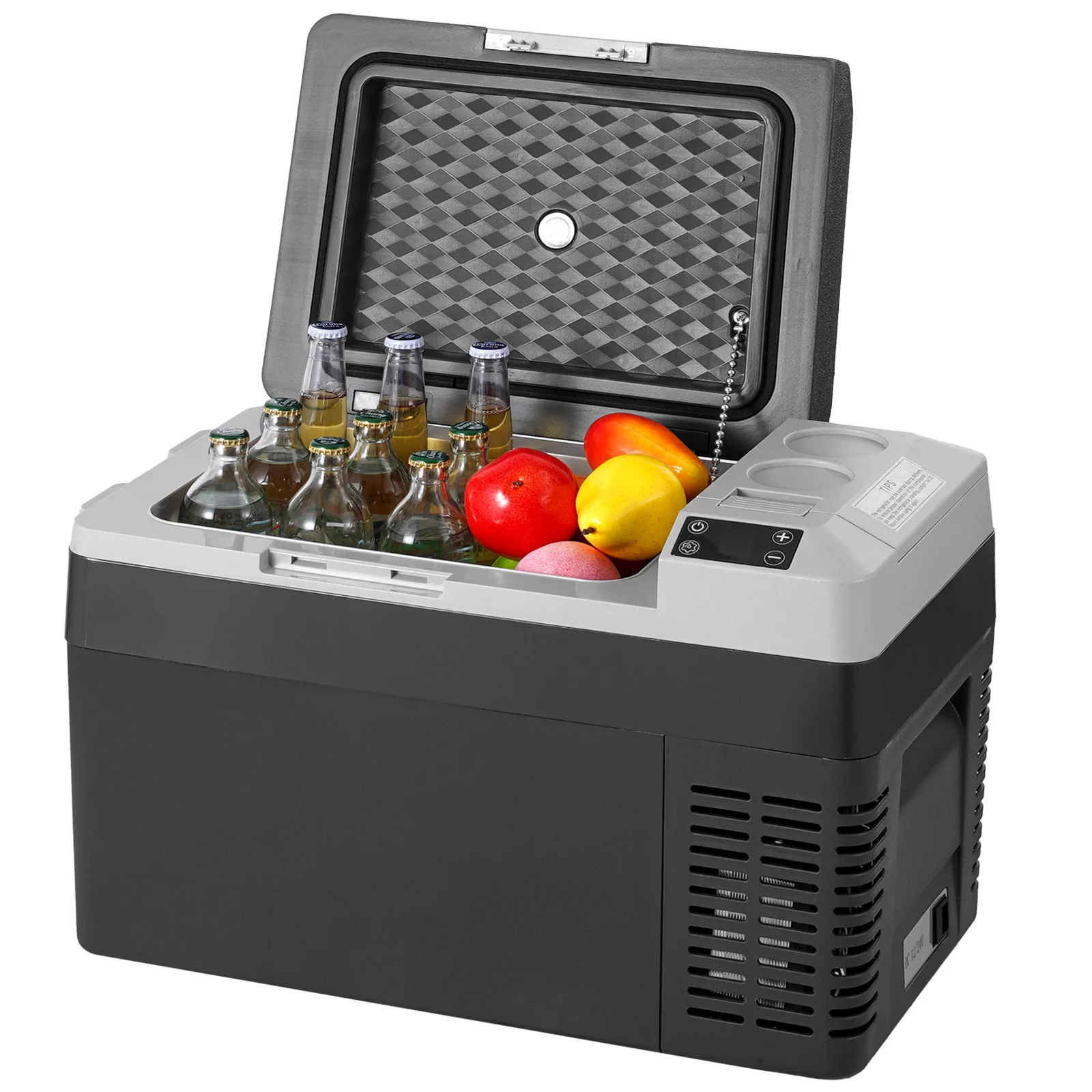 SucceBuy 20L 22L 35L 45L 55L Auto Koelkast Mini Koelkast Vriezer Draagbare Compressor Koeler DC 110-240V Ijsbox voor Camping