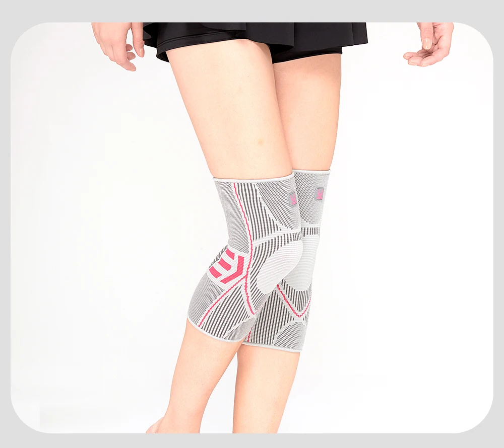 Vilico 1 Stück Kniestütze aus Nylon für Sport und Fitness, Kompressionsärmel, Knieschoner für Arthritis, Gelenke, Radfahren, Laufen – Detail 11