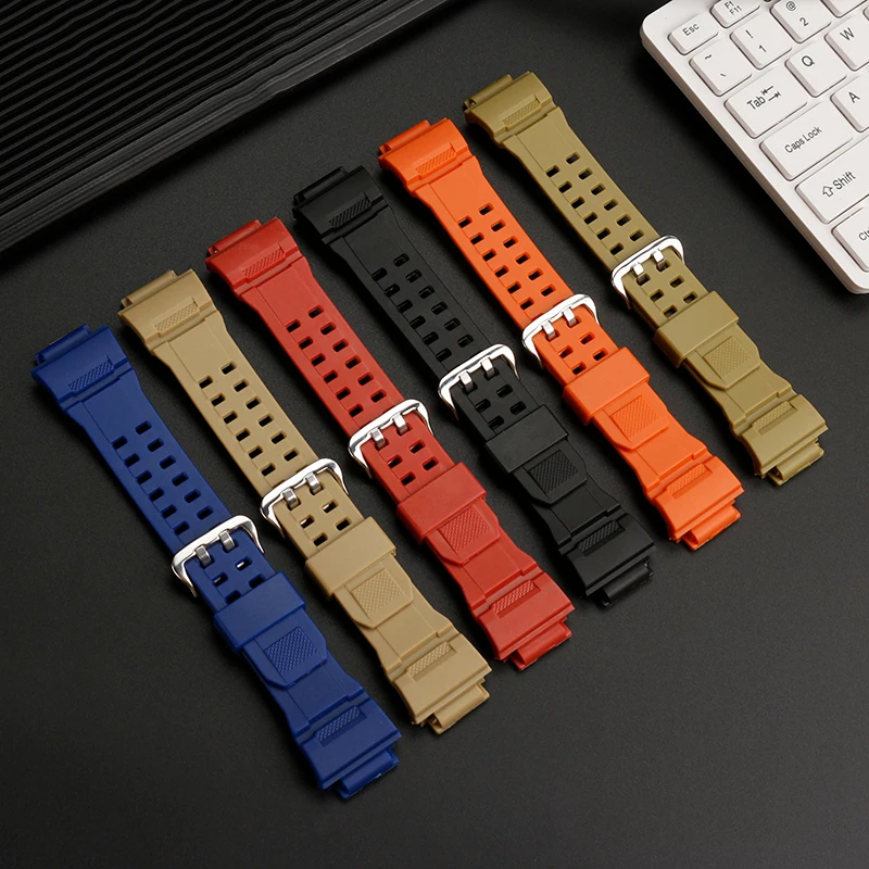 For Casio G-shock GW-9400 GW-9300 GW-9200 Men\'s Silicone Rubber Resin Sports Watch Belt Strap Men\'s Waterproof Watchband 16mm