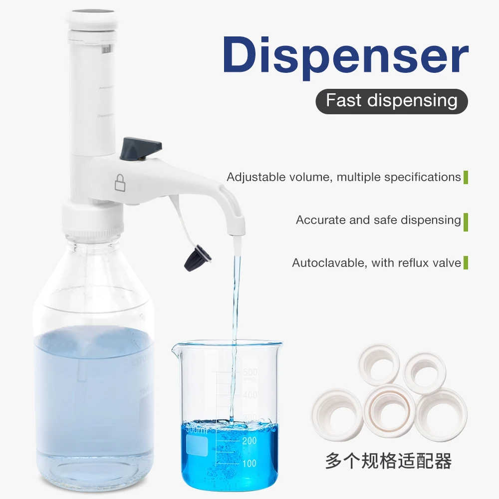 High Precision Liquid Dispenser Liquid Dispensing Device Adjustable Volume Dispenser Lab Equipment Efficient Tool
