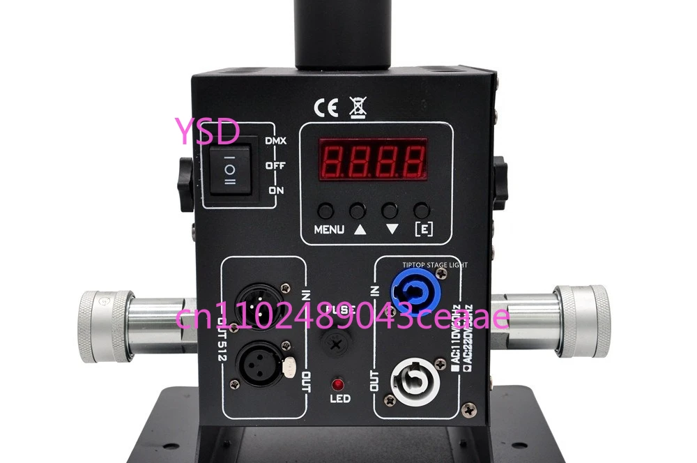 RGB LED Carbon Dioxide Gas Column Machine 12x3W Stage Special Effects Color Smoke Machine RemoteControl DMX512 Electronic Contro