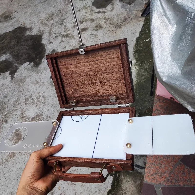 

13X18cm Single-layer Oil Painting Watercolor Mini Painting Box Art Student Outdoor Sketching Painting Creation Palette Art Tool