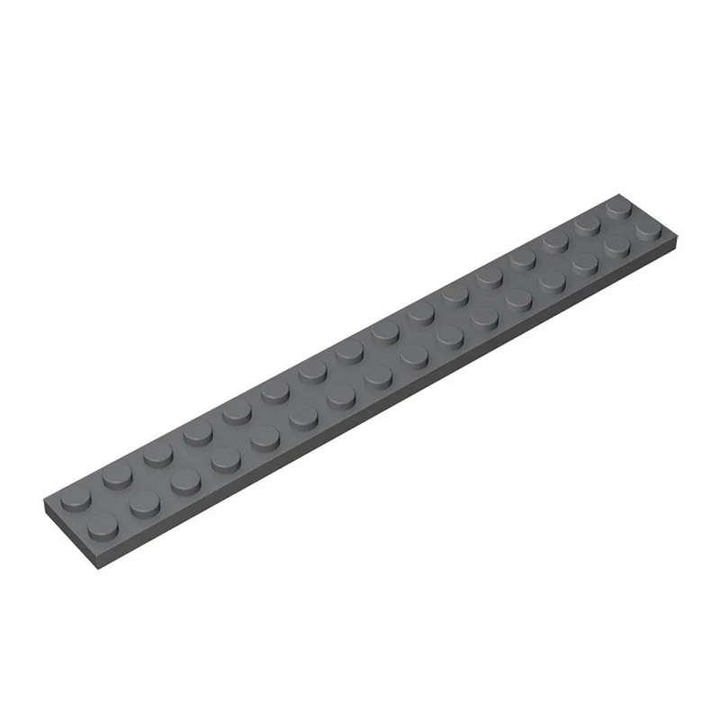 50g/11PCS 4282 Thin Bricks Plate 2x16 Baseplate Compatible with Block Moc Color City Accessories Parts