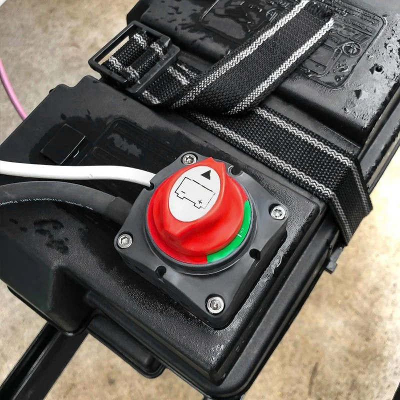 Battery Switch 12-48V Waterproof Heavy Duty Battery Power Cut Master Switch Disconnect Isolator For Car RV And Marine