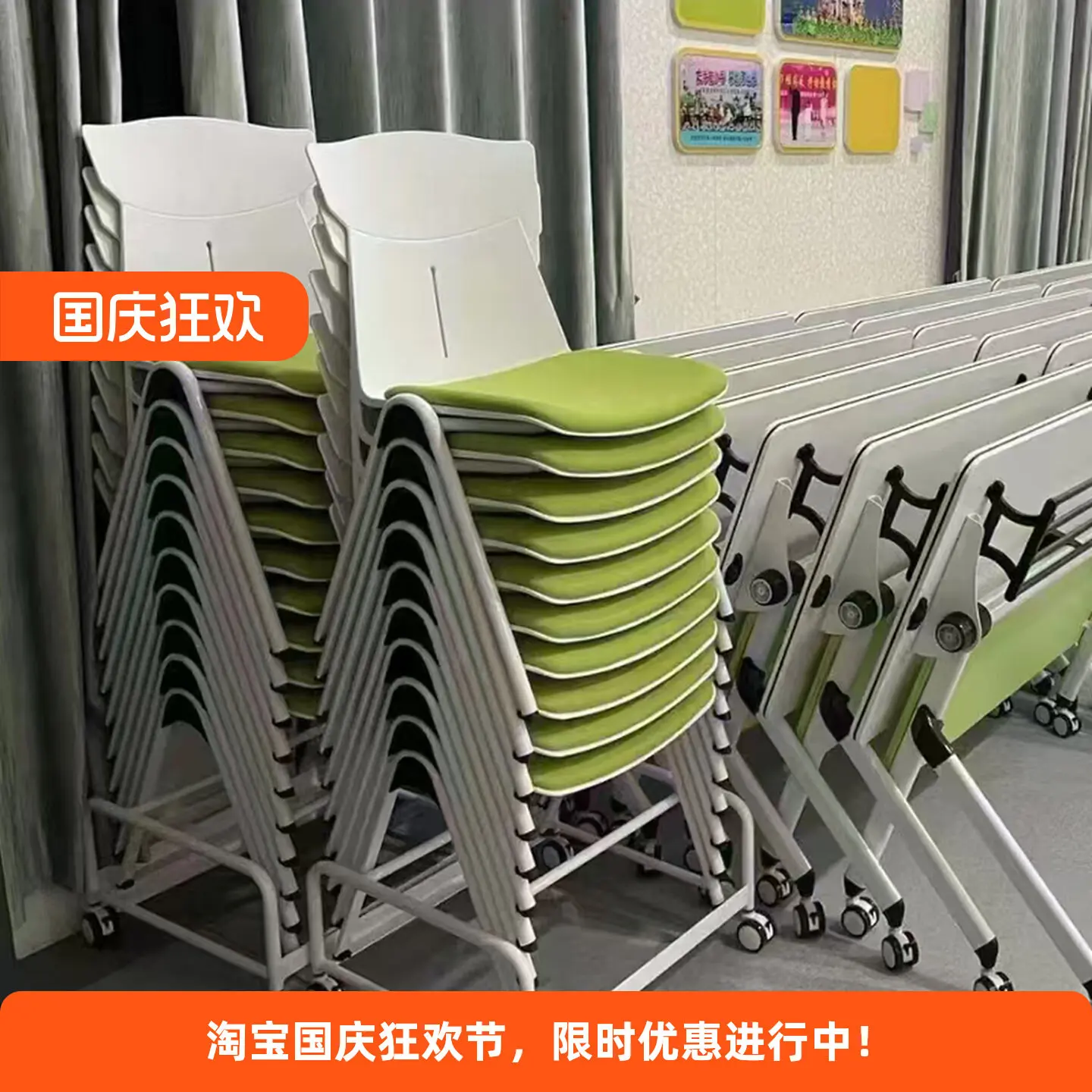 Office Chair Conference Chair Stackable Modern Simple Armless Chair Staff Chair Meeting Chair Training Chair