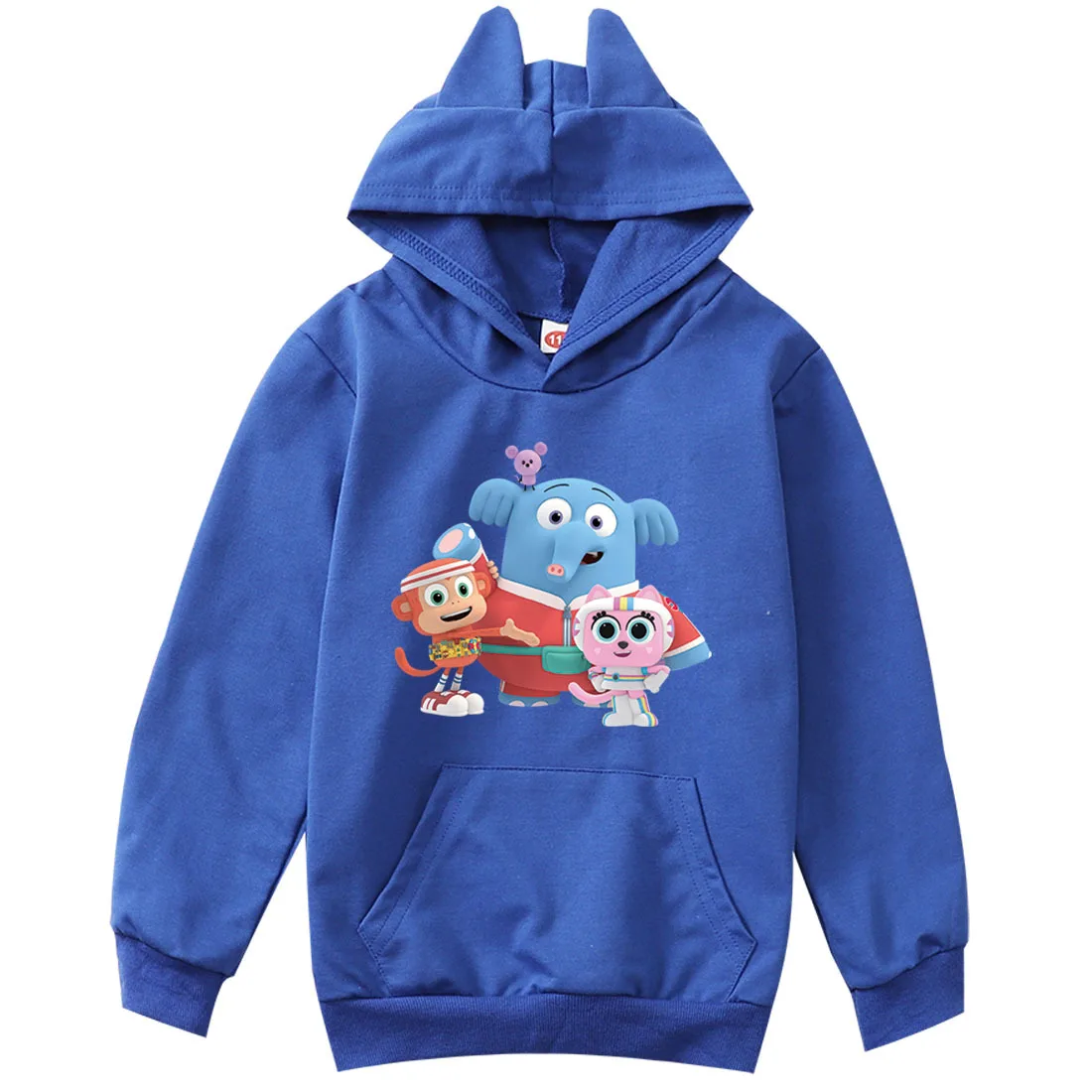 

Cartoon Chico BonBon Monkey Hoodie Kids Spring Outerwear Boys Fashion Hooded Jumper Baby Girls Hoody Sweatshirts Children Coats