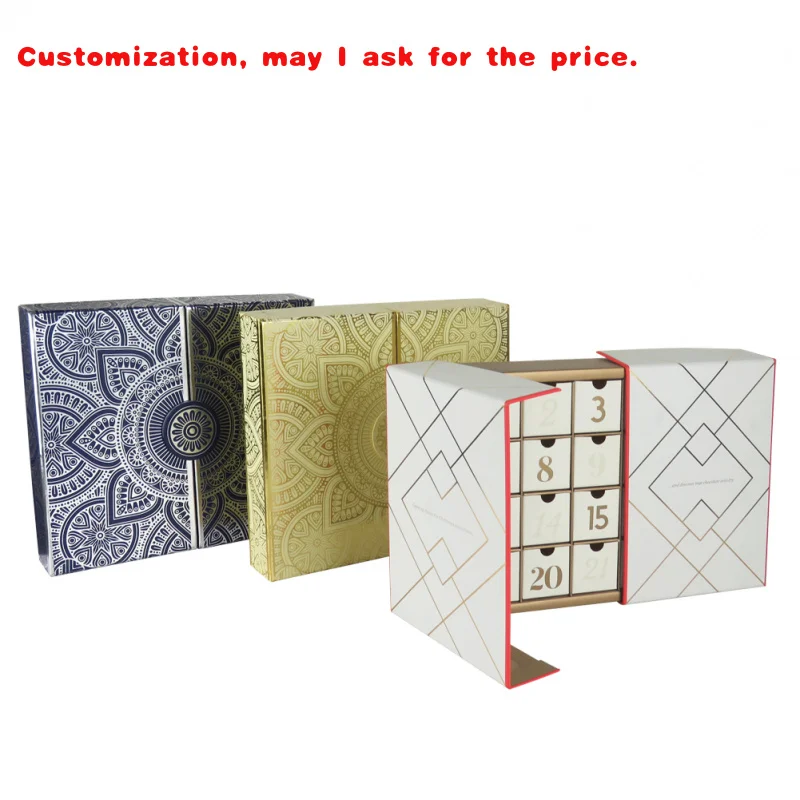 

custom.Manufacture Custom Various Packaging Advent Calendar Box