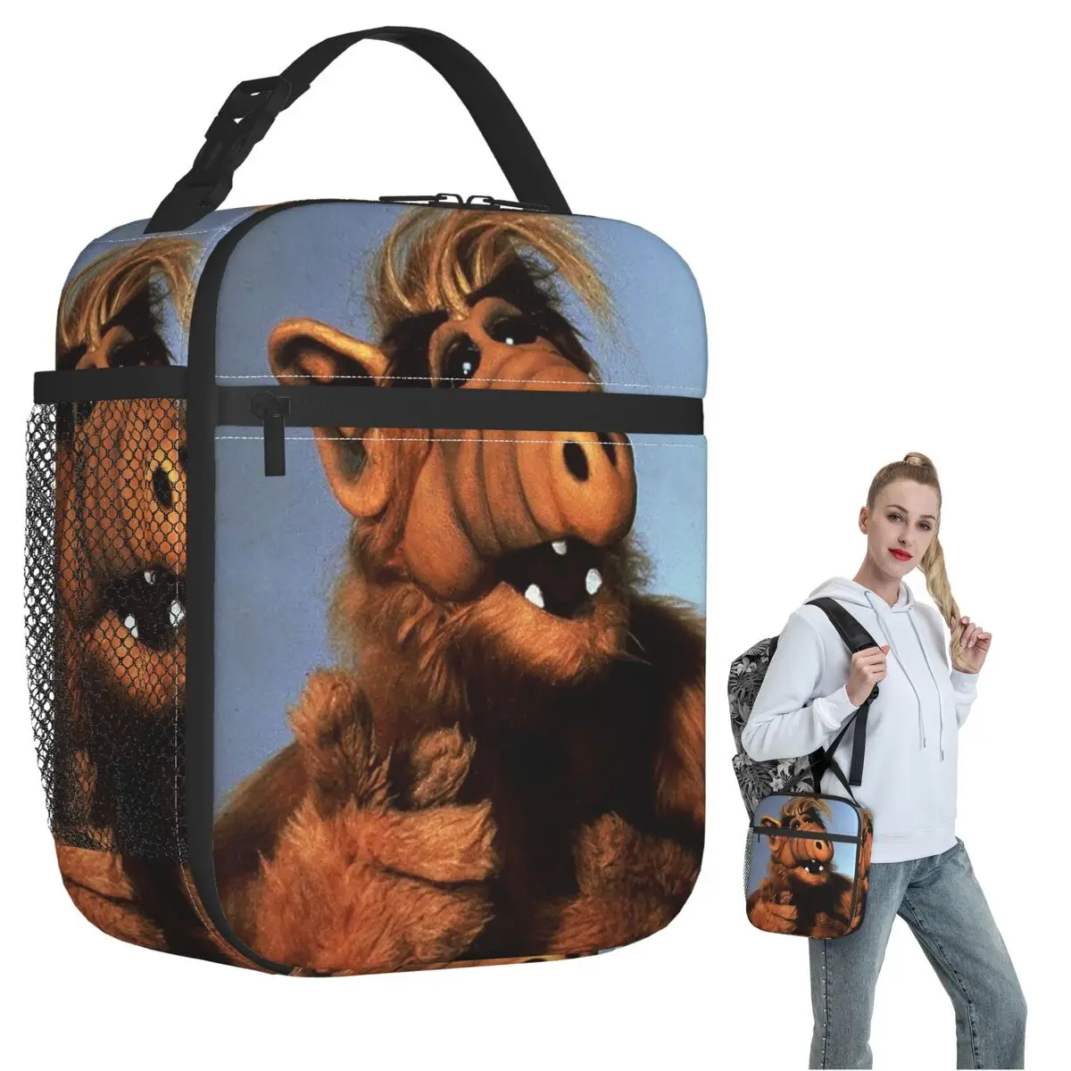 

Термосумка для обедов Alf Thumbs Up Alien Life для женщин и детей, портативная термосумка для еды, термосумка-тоут