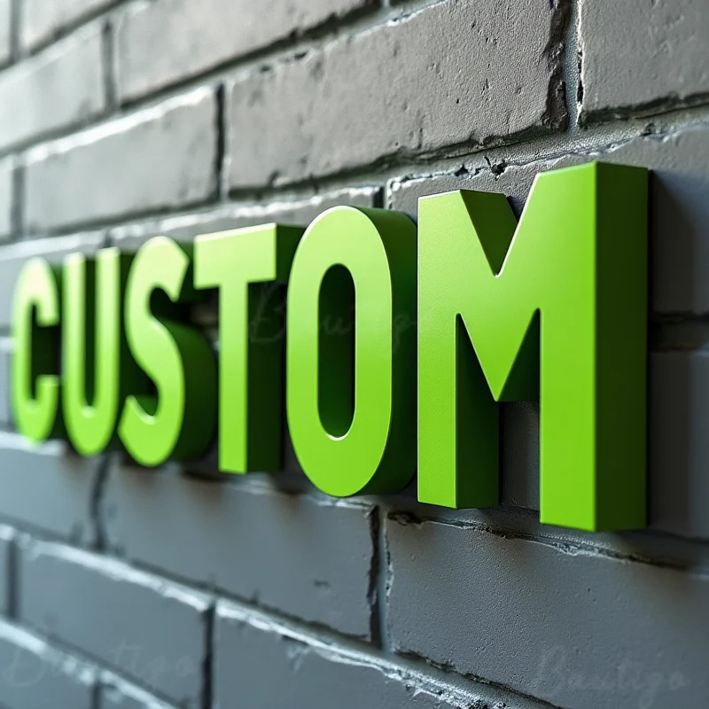 Custom 3D Metal Wall Sign For Outdoor Business Durable Weatherproof Signage Perfect For Restaurant Hotel Retail Store Entrance