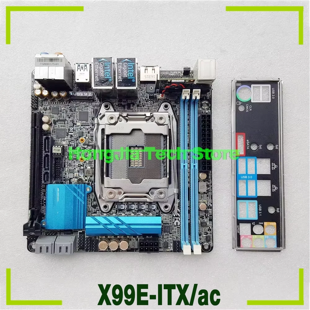 Perfect job 2011 support i7 5960 xE5-2699 v4 2680 v3cpu Motherboard  X99E-ITX/ac view 3