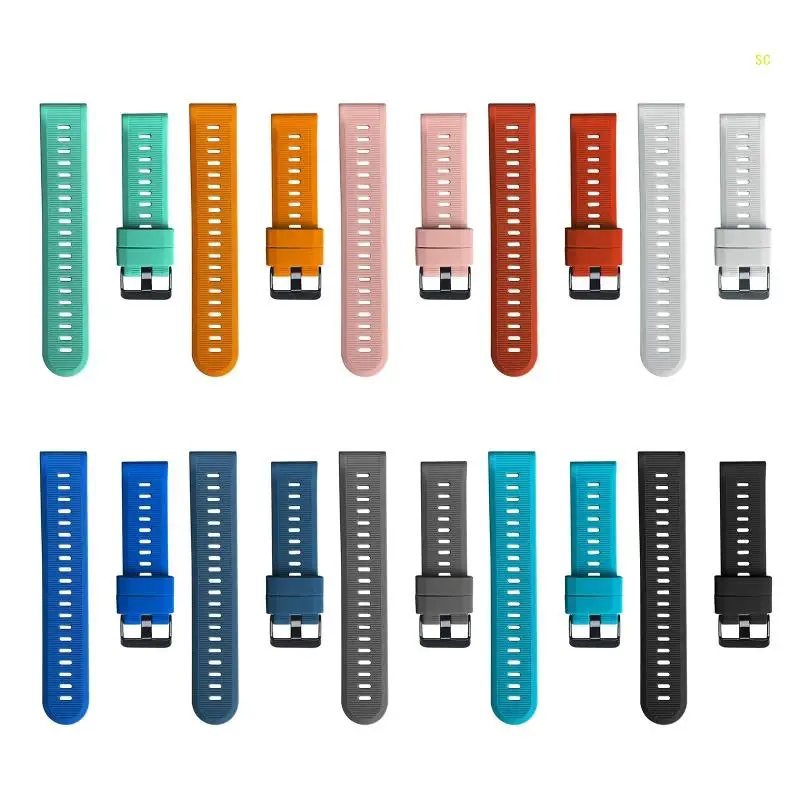 سوار من السيليكون متوافق مع ساعة Forerunner955 الرياضية، حزام معصم، سوار بديل، حزام مقاوم للماء، دروبشيب