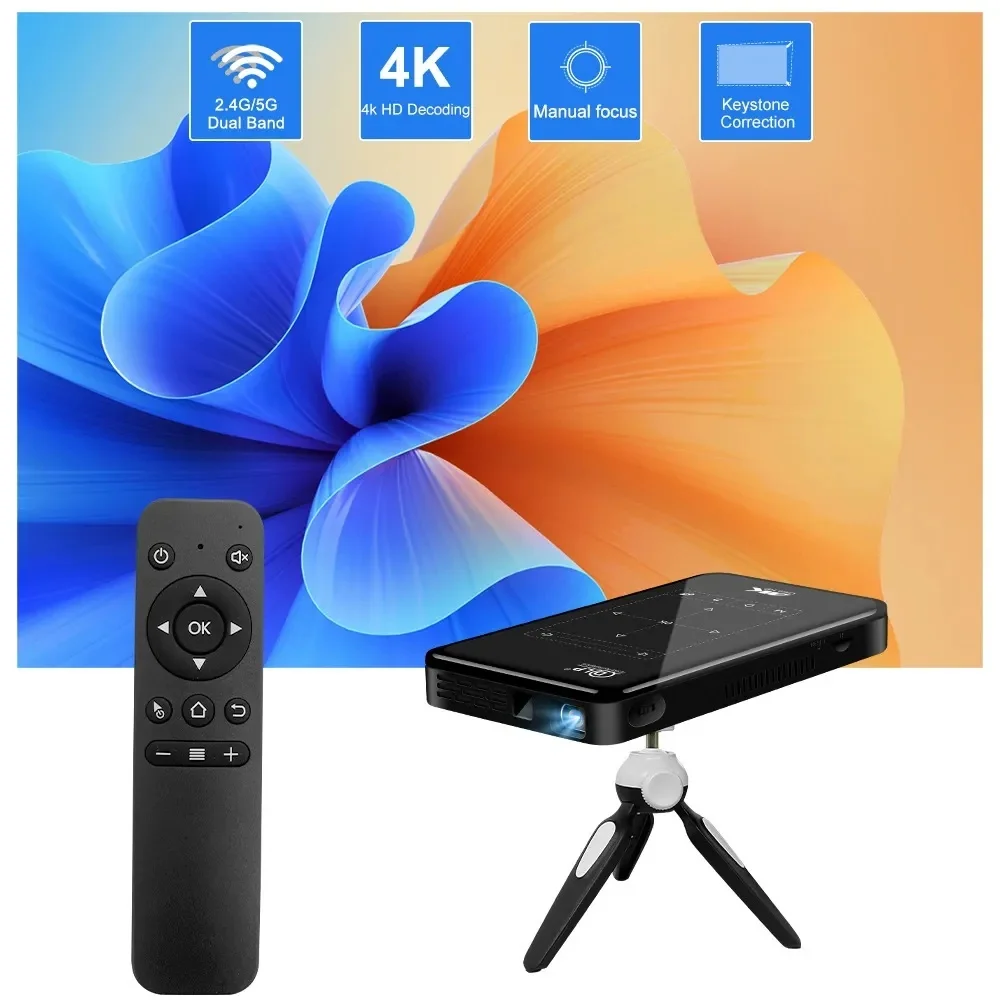 SZBOX P09-II DLP Mini Pocket Projector Android 9.0 2GB 32GB Home