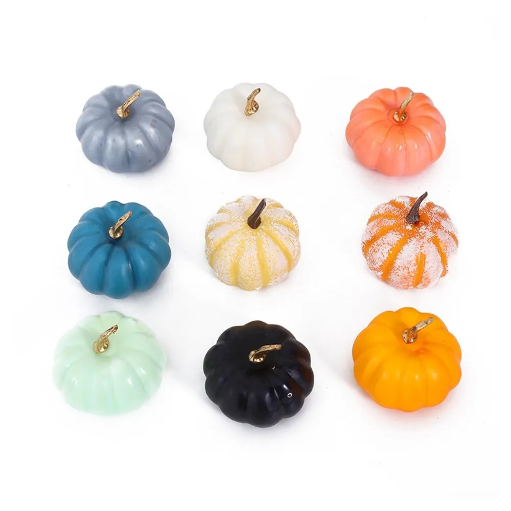5PCS MIni Halloween Artificial Pumpkins Lifelike Party Holiday Decor Fake Foam Pumpkin Foam Fake Foam Fruit - view 5