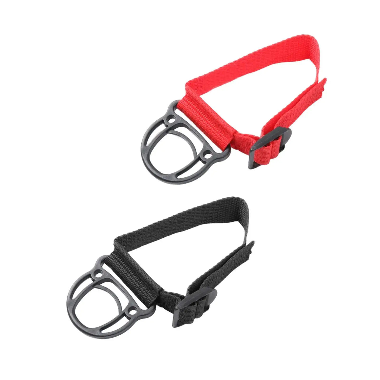 2Pcs Clothes Hook Durable Accs Portable Universal Polyester Black Interior Roll