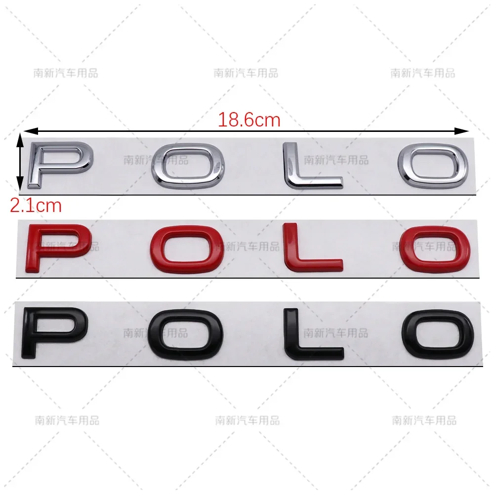 For VW Volkswagen Jetta MK5 Golf 3D Metal Rear Trunk Sticker Car Styling Auto Body Side Fender Badge For Volkswagen VW Polo Lett - view 6