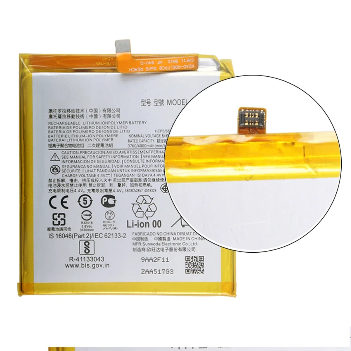 100% Original KD40 4000mAh Battery For Motorola Moto G8 Plus XT2019 XT2019-2  Phone Batteries.