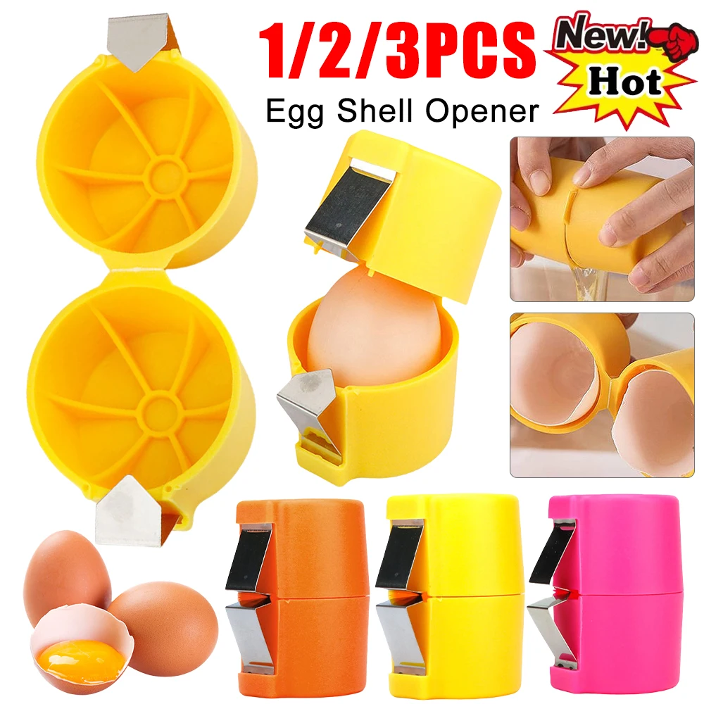 1PC Egg Shell Opener Egg Beater Egg Shell Separator Household Kitchen Baking Tools Handy Kitchen Tools Gadgets Egg Cracker Tool