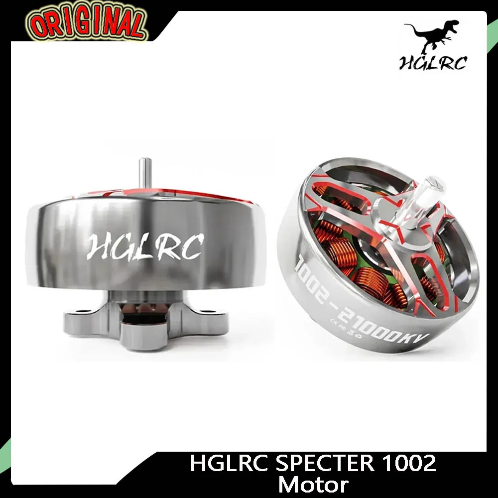

HGLRC SPECTER 1002 21000KV Бесщеточный двигатель — 1S LiPO, совместимый с 1,6-дюймовым реквизитом на 65-миллиметровых FPV-дронах Tinywhoop Toothpick
