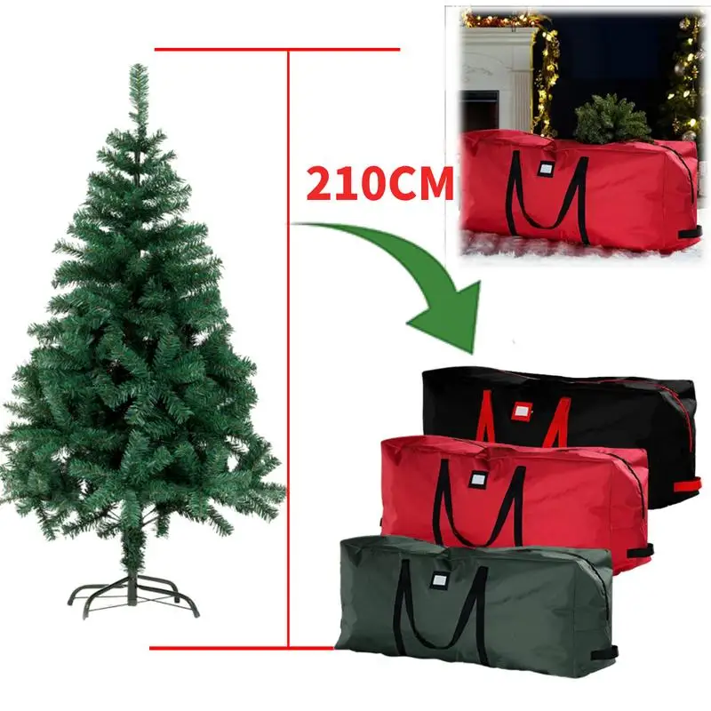 

christmas tree bag 210 cm Dustproof Tree bag Protect Christmas Tree Storage Bags Xmas Decoration christmas tree cover save