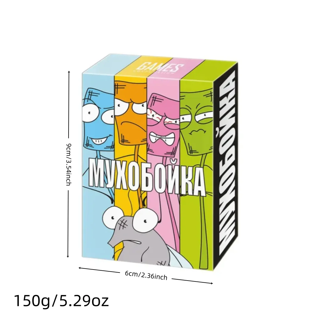 《Myxo Louno©ha》Version russe du jeu de cartes, jeu de société, jeu interactif, jeu de cartes de fête idéal, adapté à Halloween, Noël, choix cadeau parfait