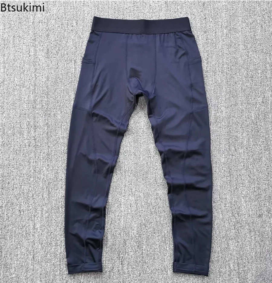 New Men Marathon Compression Shorts Running Training Fitness Leggings Bodybuilding Tights Sports Gym Comfortable Stretch Shorts