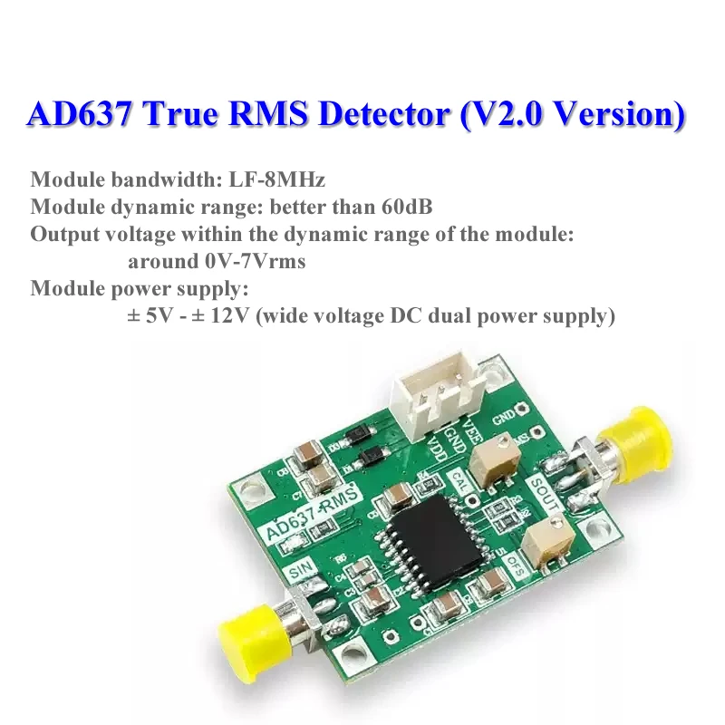 AD637 module standard value detection module peak detection peak voltage data collection