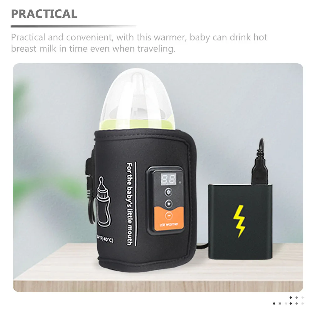 

Портативный USB-подогреватель для бутылочек, дорожный чехол, сумка с подогревом, рукав с подогревом, детский подогреватель молока, решение для ночного кормления, теплая пленка, многоразовая