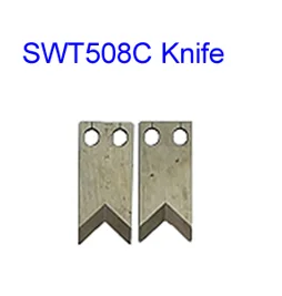 2pcs/set Steel Knife Blade for SWT508C SWT508E SWT508MAX-25 SWT508SDB SWT508-NX2 Wire Stripping Peeling Cutting Machine