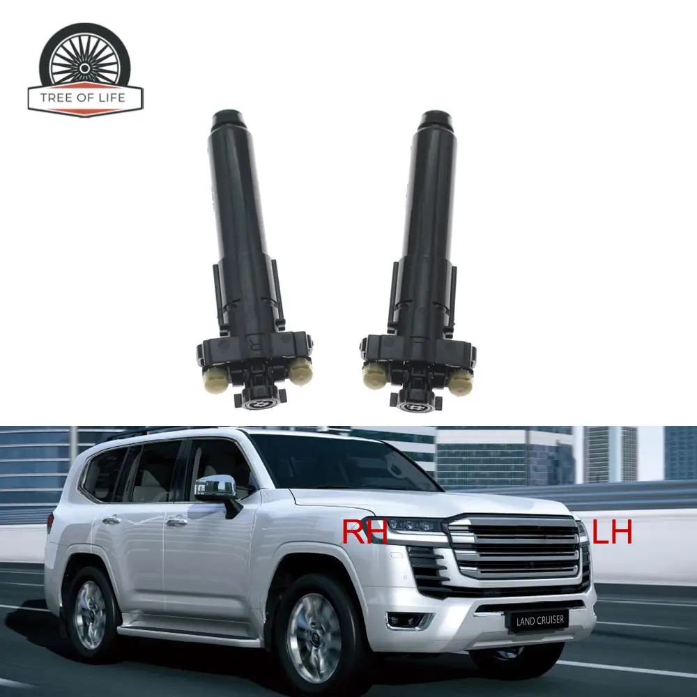 

85208-60140 8520860140 8520760140 Front Headlight Washer Nozzle For Toyota Land Cruiser LC300 LEXUS LX600 2021 2022 2023