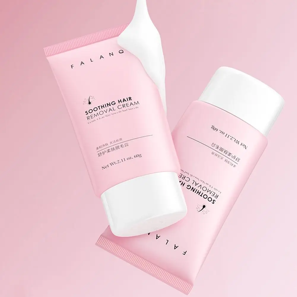 Нежный крем для удаления волос Нежное лечение всего тела с увлажняющим, гладким и нежным кремом для удаления волос E9h7