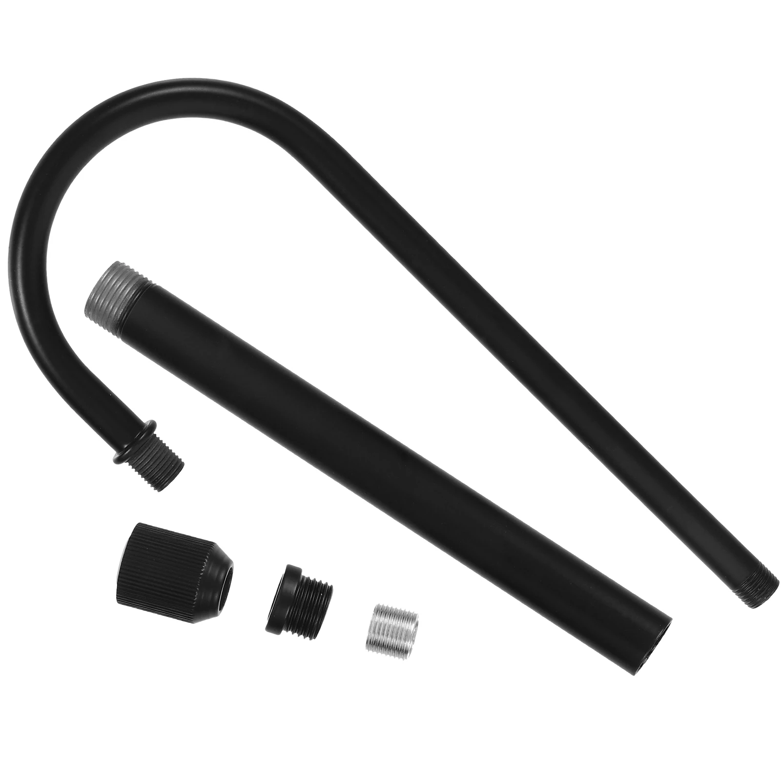 

Curved Table Lamp Stem Smooth Finish Stylish Bent Support Arm Easy DIY Assembly Lamp Making Accessory Lighting Fixture Parts