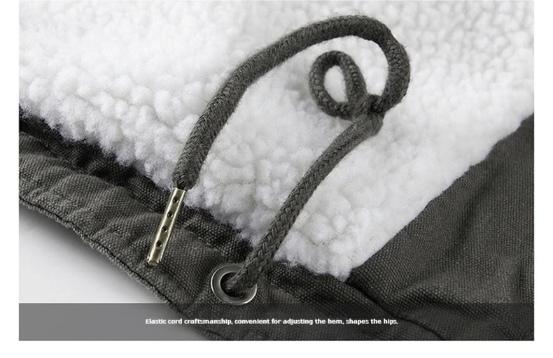 Kaltes Wetter im Freien, verdickt, winddicht, warm, für Herren, Baumwolle, gepolstert, mit Kapuze, Streetwear, modisch, lässig, Parka, Wintermantel – Detail 18