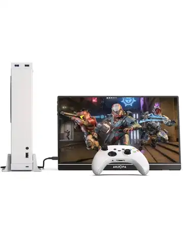 ARZOPA 16.1 inches Portable Gaming Monitor 144hz 100%sRGB 1080P FHD IPS Screen Second Screen for Switch,Xbox,PS5,Laptop,Mac,Z1FC